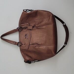 COACH Madison Audrey Bronze Satchel
